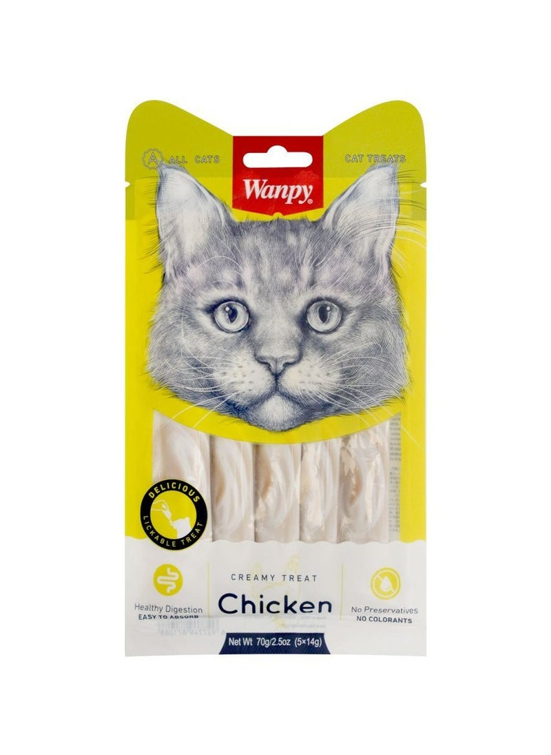 Wanpy - Wanpy Creamy Lickable Treats – Chicken - Image 1