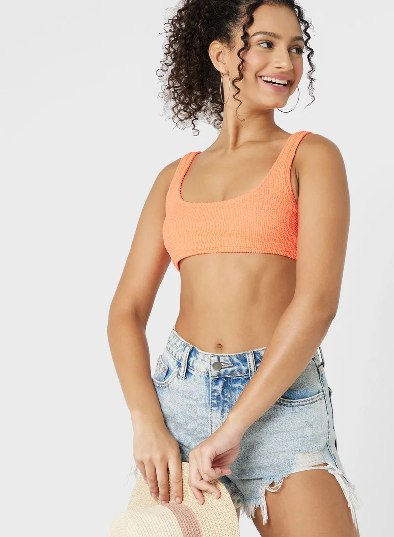 Cotton On Body Scoop Neck Bikini Top