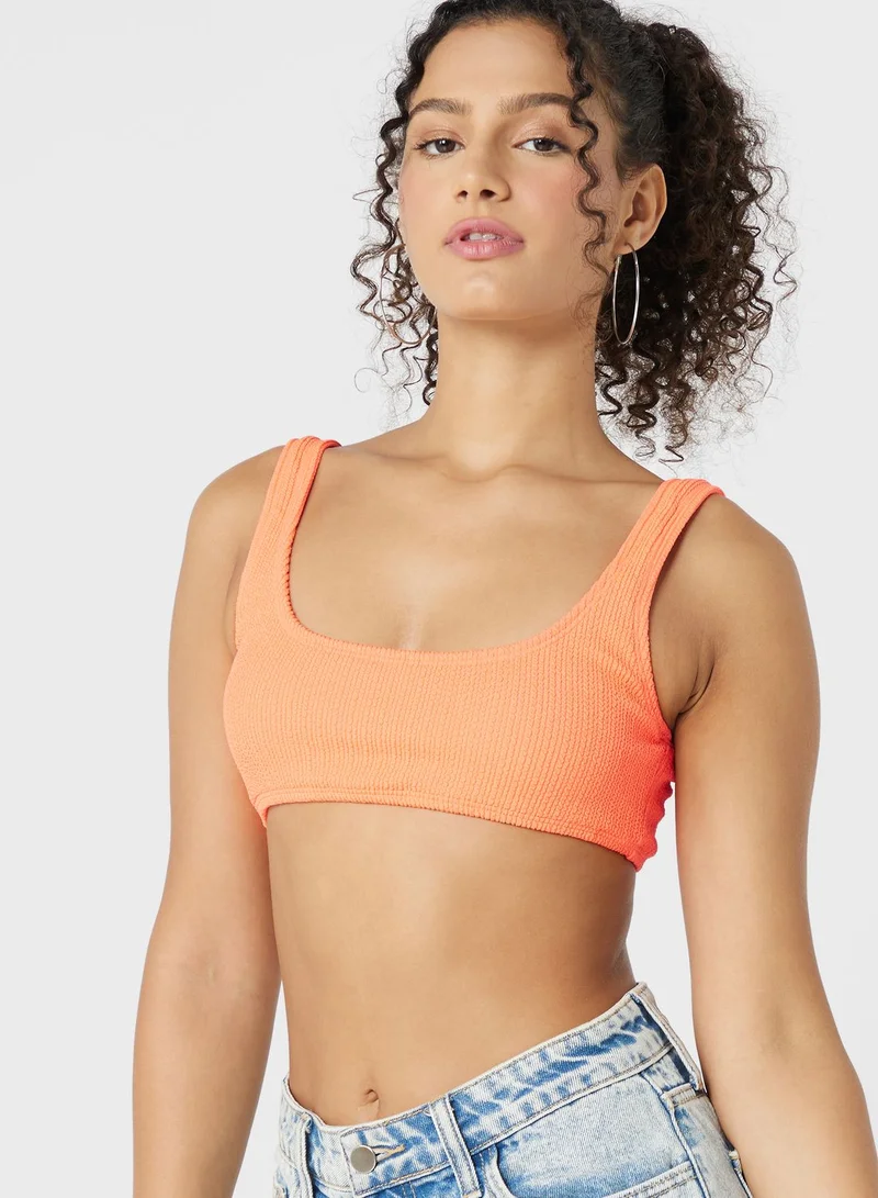 Cotton On Body Scoop Neck Bikini Top