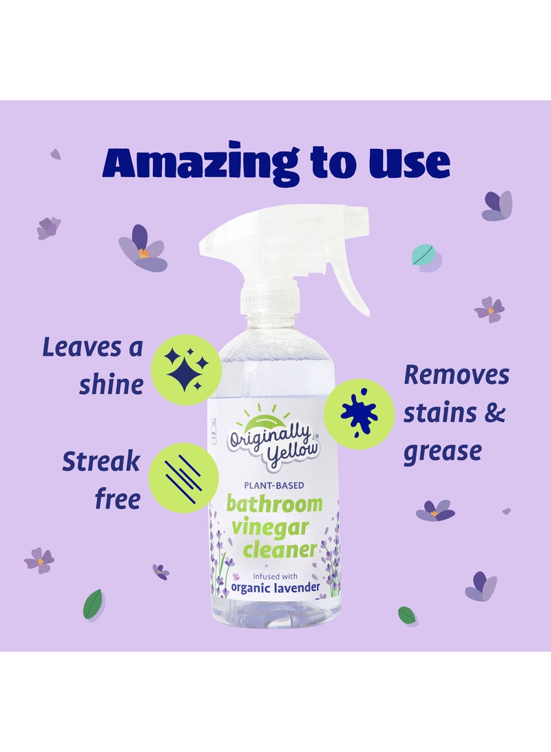 Originally Yellow Bathroom Vinegar Plant Based Organic Lavender Spray - Image 2