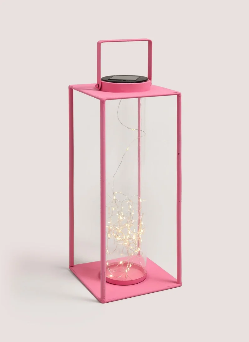 Matalan Pink Solar Lantern