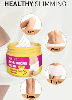 INKEEY 50g Fat Burner Slimming Body Massage Sculpting Cream Anti Cellulite Cream for Belly Waist Thighs Abdomen Buttocks Firming Tighten Skin  - Image 3