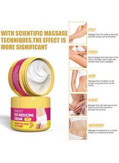 INKEEY 50g Fat Burner Slimming Body Massage Sculpting Cream Anti Cellulite Cream for Belly Waist Thighs Abdomen Buttocks Firming Tighten Skin  - Image 5