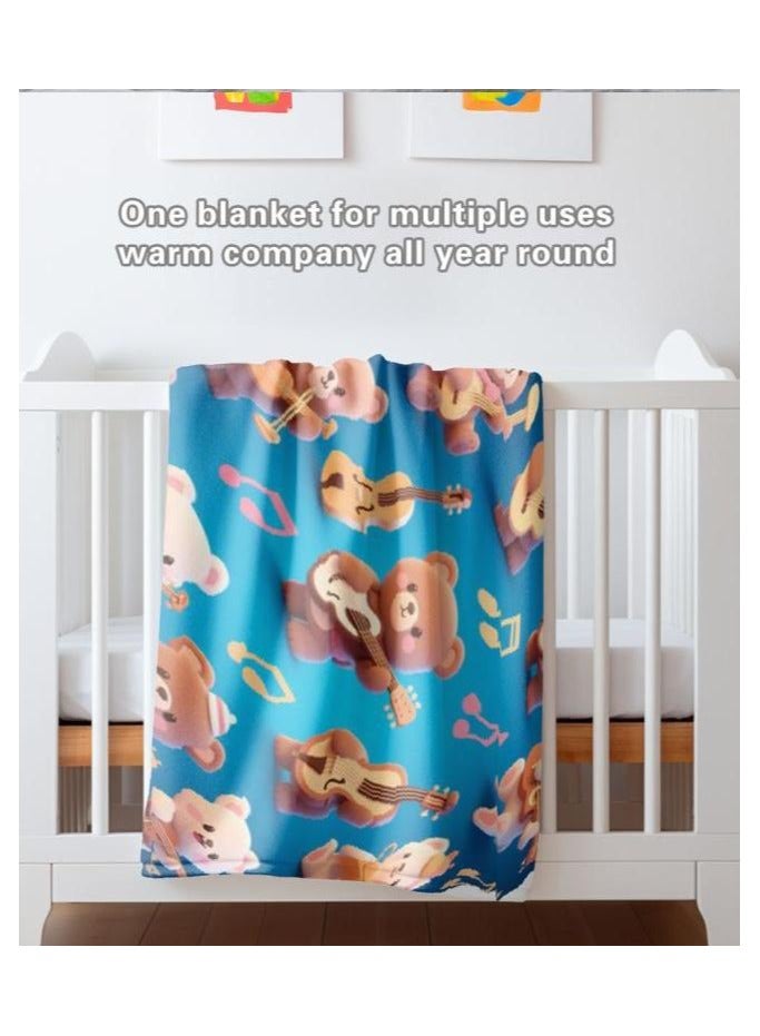 general Flannel thin blanket (warm and comfortable, suitable for sleep, gaming, dust removal and sandproof) 150cm*200cm - 655 - Image 5