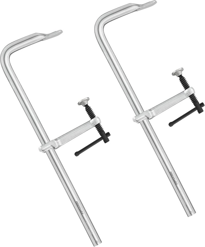 Max Power 18 inch F Clamp, 4-3/4 inch Throat depth, Max Jaw Opening 18-inch Heavy Duty Clamps for Welding, Pack of 2 - Image 1