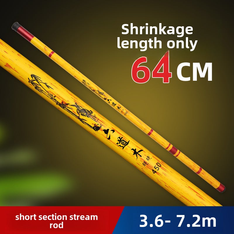 Generic Special Offer Fiberglass Rod Ultra-Light Stiff Streams 3.6m 4.5m Fishing Poles Six wood