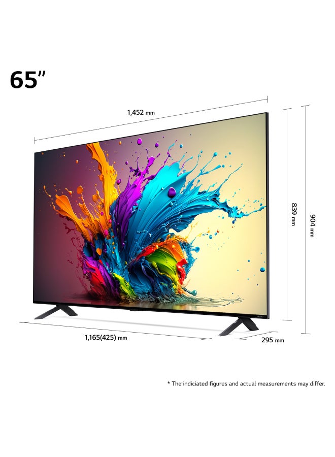 LG 65 Inch QNED MiniLED  QNED90T 4K 65QNED90T Black - Image 4