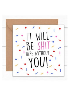 Funny Leaving Card | Cards for New Job | Farewell Coworker Colleague | Good Luck Congratulations | Leaving Job Gifts & Presents