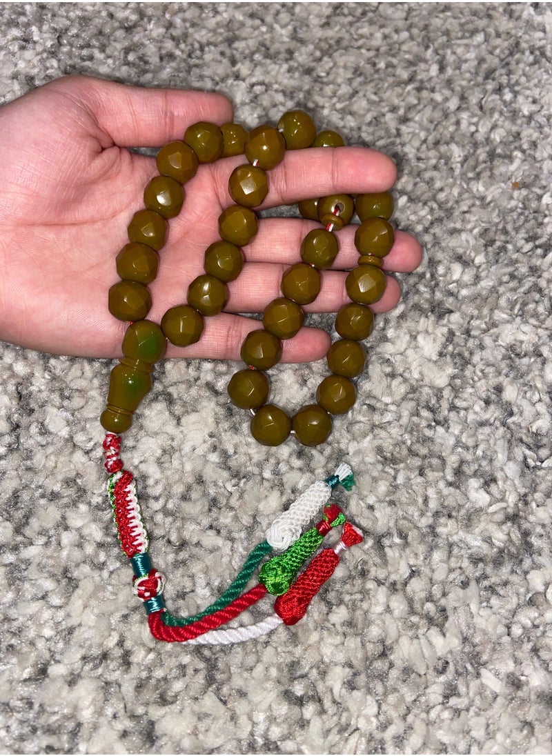 رير - سبحة رجالية من الفاتوران الألماني بكلايت مقاس الخرز 13.3mm - Image 1