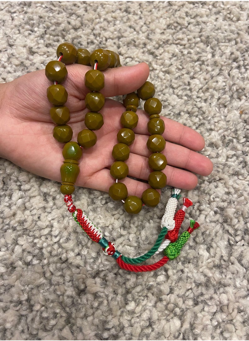 رير - سبحة رجالية من الفاتوران الألماني بكلايت مقاس الخرز 13.3mm - Image 1