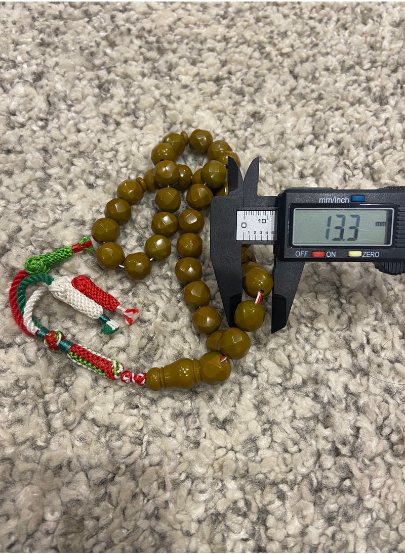 رير - سبحة رجالية من الفاتوران الألماني بكلايت مقاس الخرز 13.3mm - Image 1
