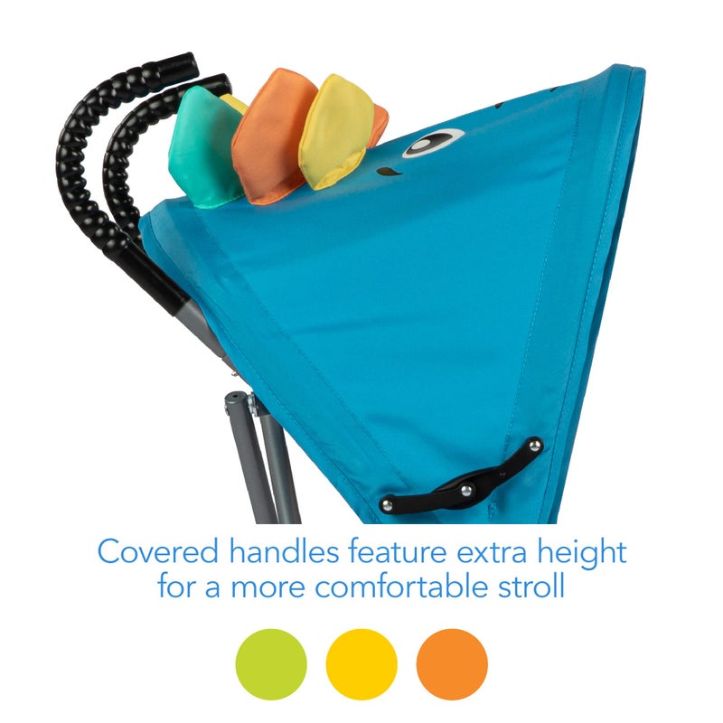 Cosco Character Umbrella Stroller, Easy to Store Anywhere with its Compact Umbrella fold, Stewie Stegosaurus - Image 5