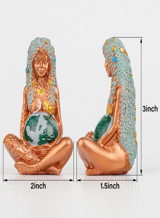 ZenBless 7 Chakra Healing Crystal Tree Ceramic Mother Earth Decor Mother Earth Statues Gifts for Women, Yoga Meditation Zen Spiritual Room Home Shelf Decor Feng Shui Good Lucky - Image 2