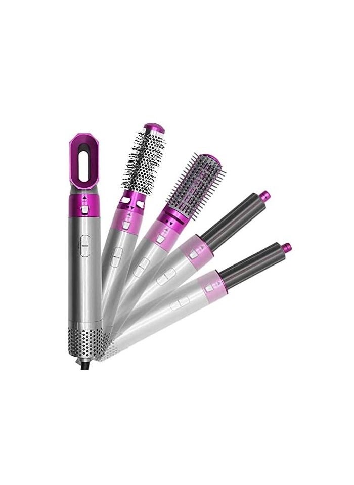 Generic 5 in 1 Hair Dryer Brush with Hair Volumizer,Hot Air Brush,Scalp Massager,Curler and Straightener for Women Hair Styling  - Image 5