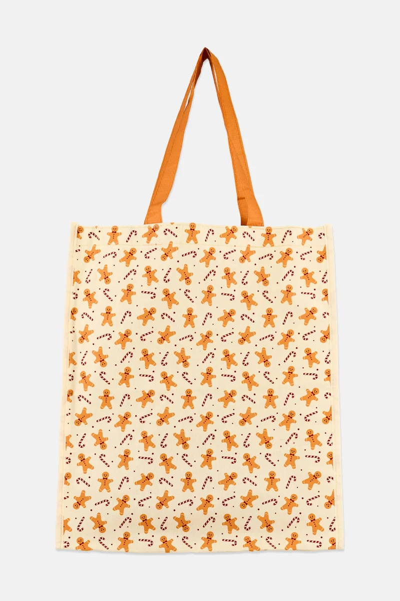موي موتشو Gingerbread Reusable Shopping Bag, Multicolor