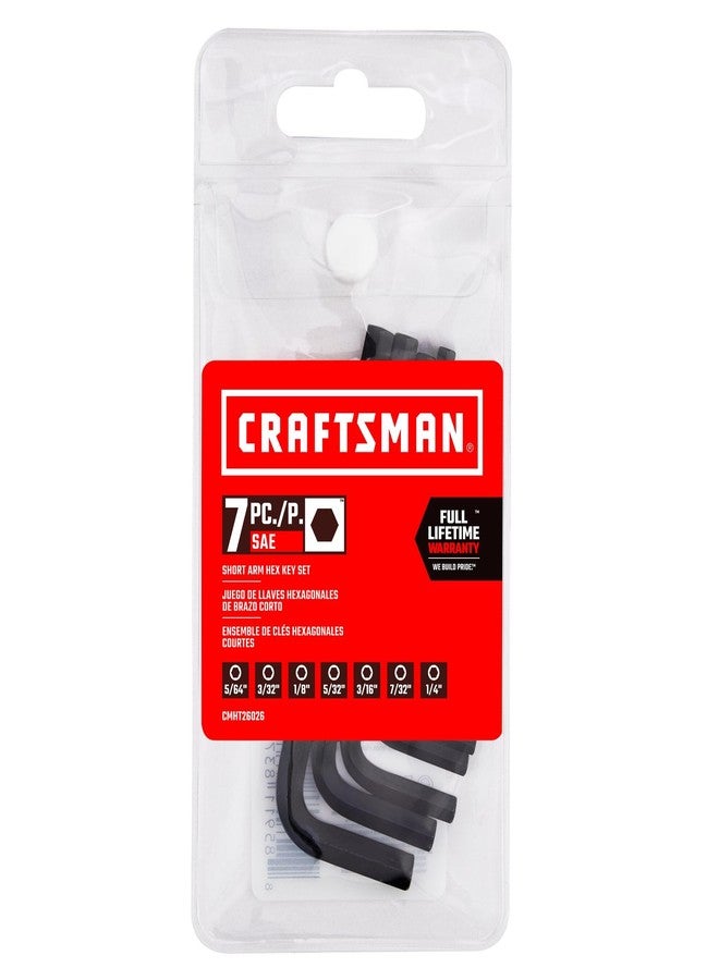 CRAFTSMAN Hex Key Set, SAE, Short Arm, 7 Piece (CMHT26026) - Image 4