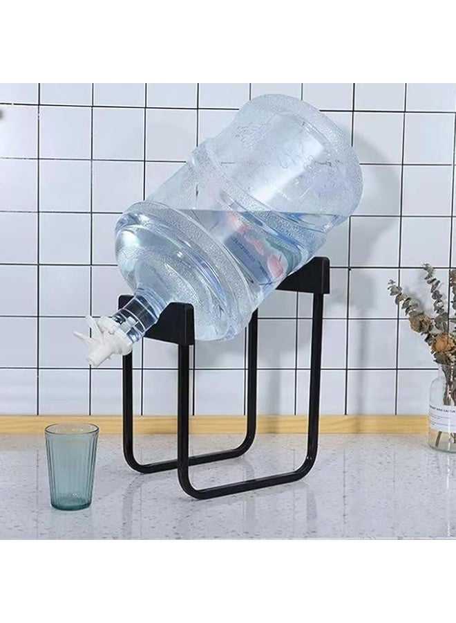 Spaceshoop Convenient Water Dispenser Support Stable Bottled Water Bucket Stand Bottled Water Support Holder Drinking Rack - Image 2