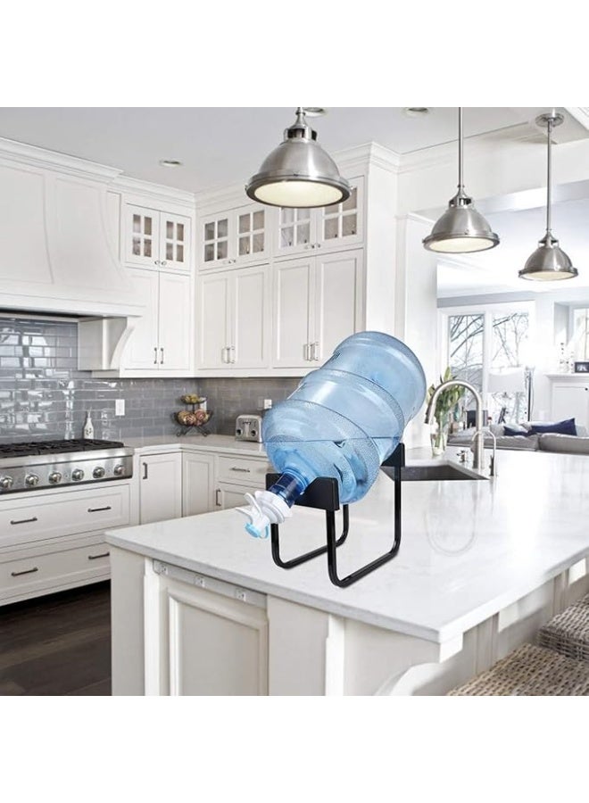 Spaceshoop Convenient Water Dispenser Support Stable Bottled Water Bucket Stand Bottled Water Support Holder Drinking Rack - Image 3