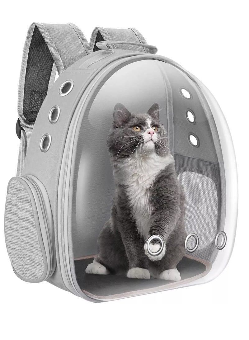 Transparent Portable Pet Backpack Travel Carrier, Convenient Travel for Small Dog and Cat - Image 1