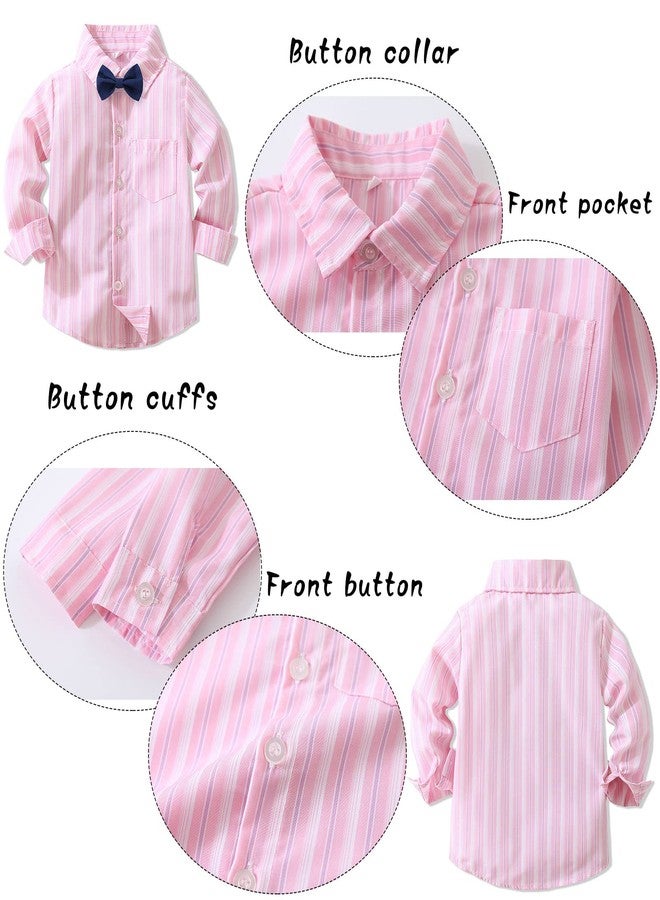 Kimocat Baby Boy Clothes Gentleman Clothing Suit for Newborn Baby Bow Tie Shirt + Suspender Trousers - Image 3