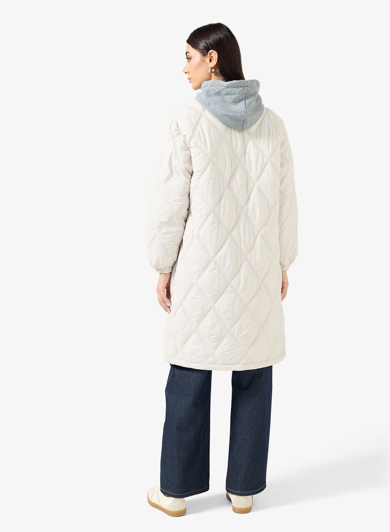 ايلا جاكيت طويل مبطن - Image 2