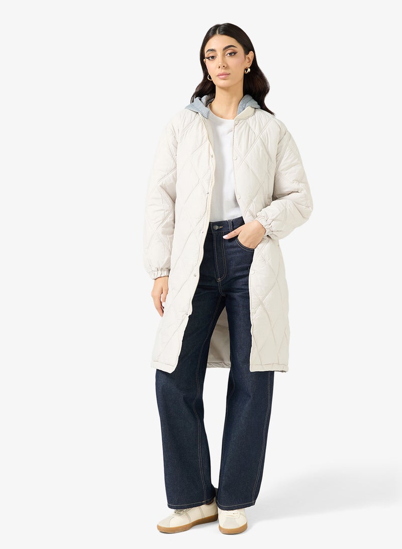 ايلا جاكيت طويل مبطن - Image 1