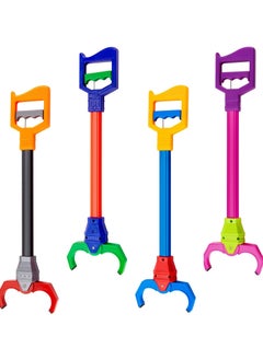 4Pcs Interactive Toy Grabber, Fun Robotic Claw, Robot Hand and Robot Claw Grab Pack Toy Robot Arm Toy for Boys Girls Fun Early Learning and Hand Eye Coordination Play
