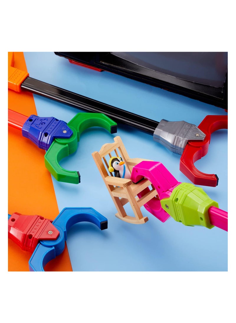 SYOSI - 4Pcs Interactive Toy Grabber, Fun Robotic Claw, Robot Hand and Robot Claw Grab Pack Toy Robot Arm Toy for Boys Girls Fun Early Learning and Hand Eye Coordination Play - Image 1