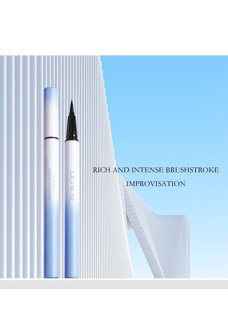 Menow Dynamic  Liquid Eyeliner Water Proof Long Lasting Black - Image 4