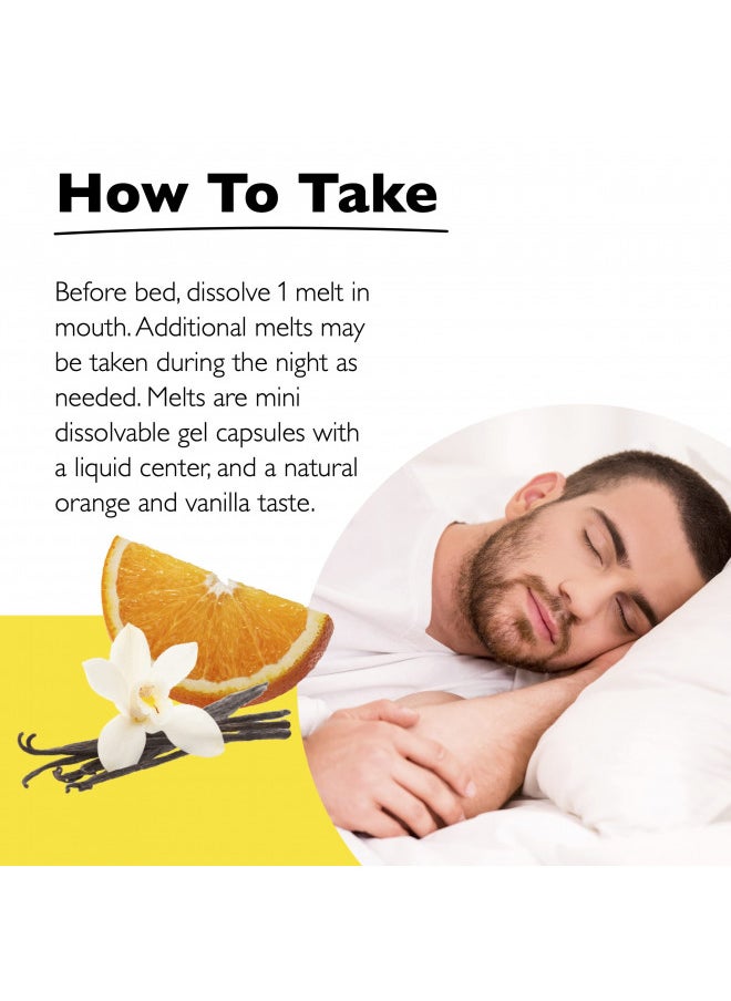 RESCUE - Rescue Sleep Liquid Melts, Natural Orange Vanilla Flavor, Natural Sleep Aid, Stress Relief, Homeopathic Flower Essence, Free Of Melatonin, Gluten & Sugar, 28ct. - Image 1