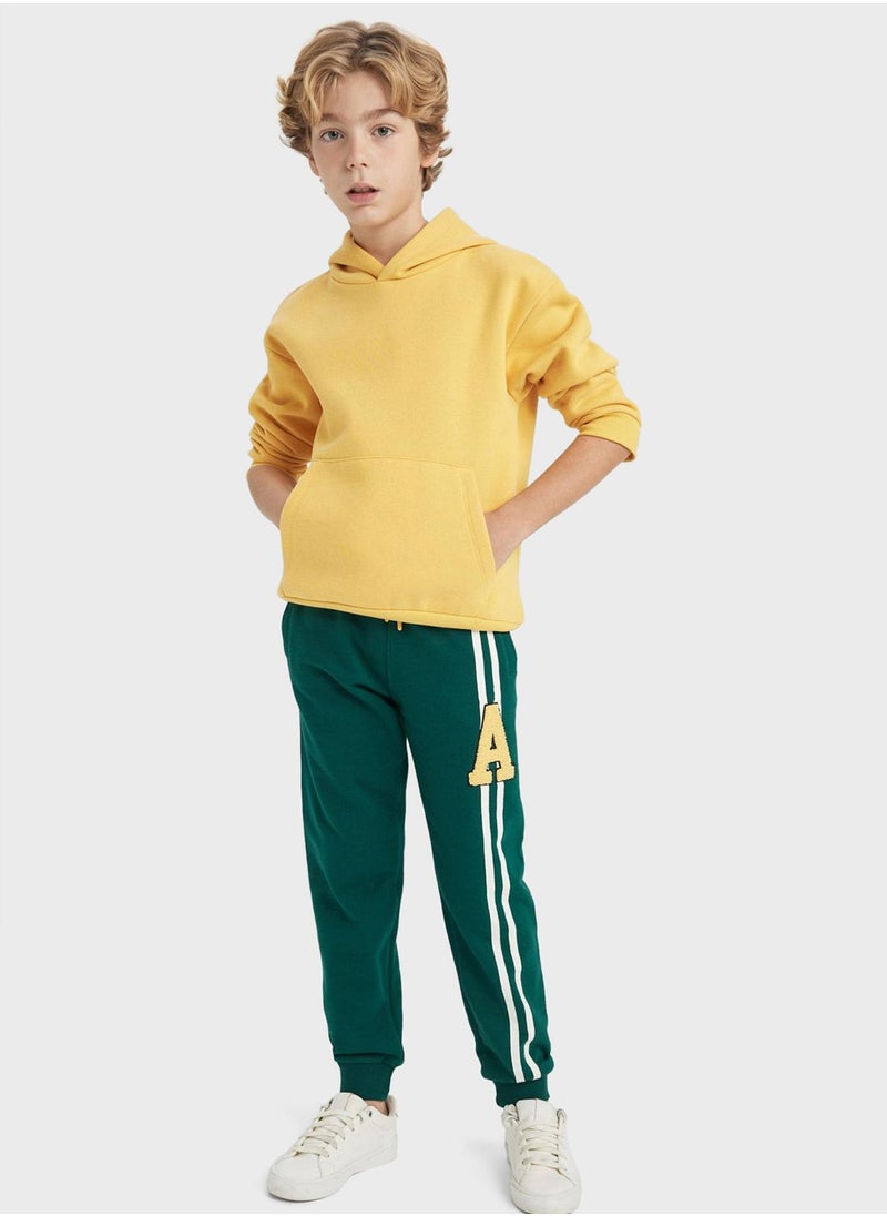 DeFacto - Boy Printed Thick Sweatpants - Image 1