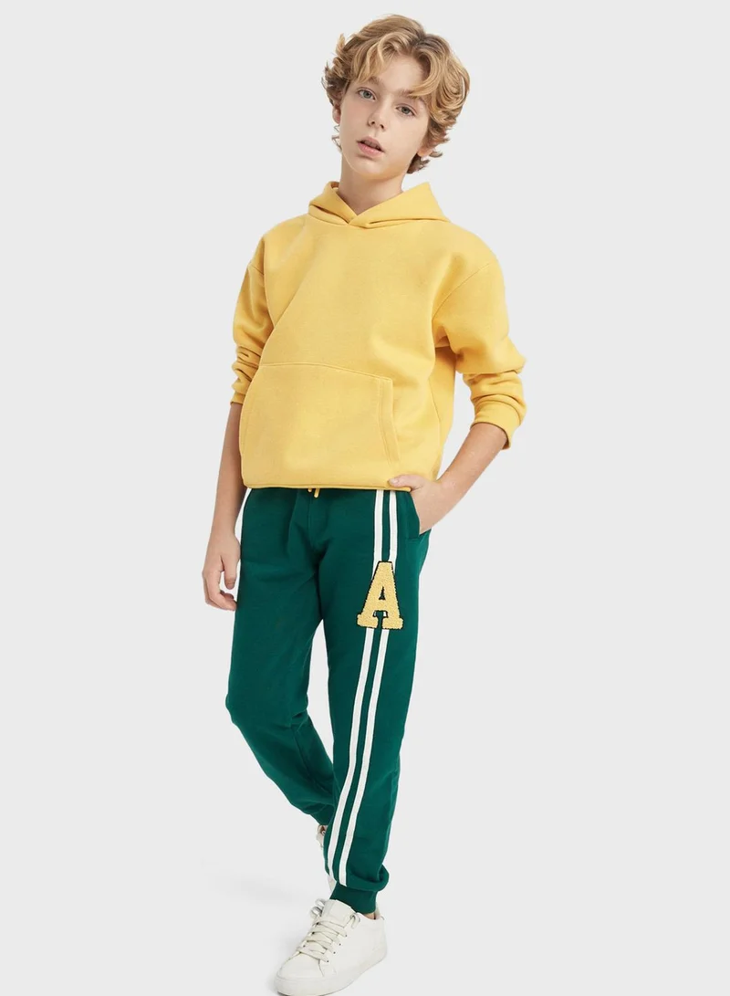 DeFacto Boy Printed Thick Sweatpants