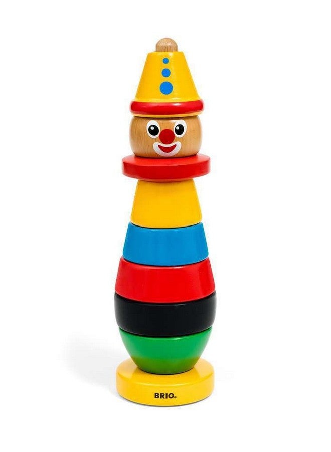BRIO Infant & Toddler 30120 - Stacking Clown - 9 Piece Wood Stacking Toy for Kids Ages 1 and Up - Image 3
