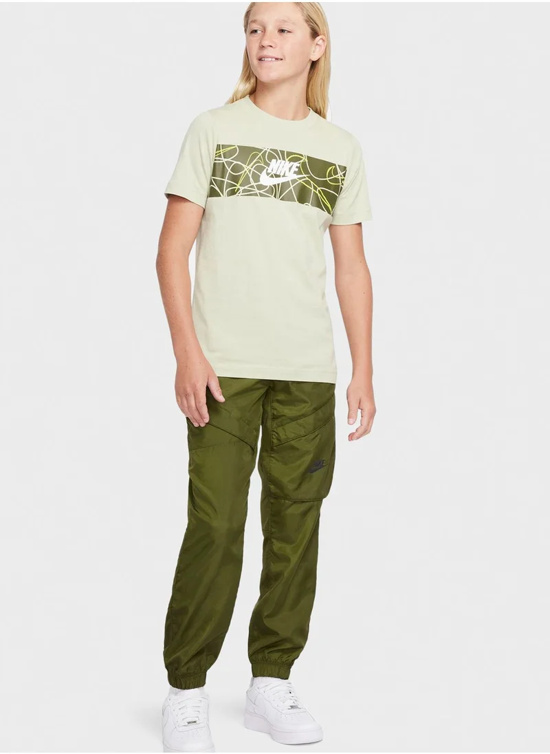 Nike Youth Nsw Futura Panel T-Shirt