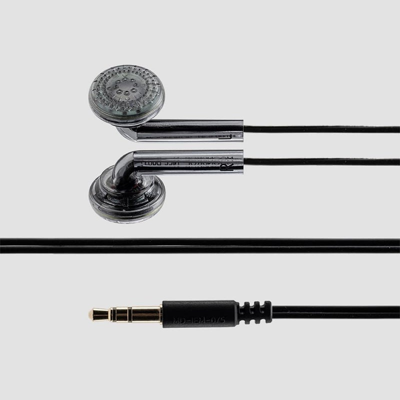 Moondrop Nice Buds Flat-Headed Earbuds with 3.5mm Stereo Plug (Black Transparent with Mic) - Image 2