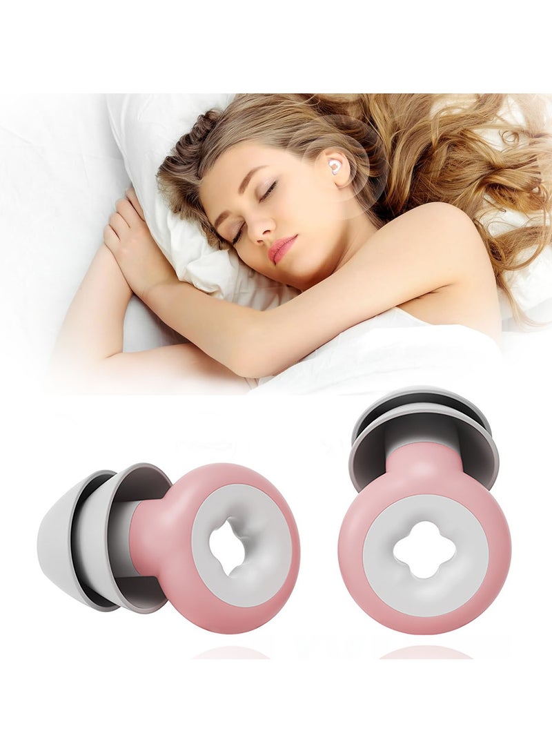 Silicone Noise Reducing Earplugs, Reusable Sleep Ear Plugs with Replaceable Earplugs and Storage Case, Suitable for Sleeping, Studying, Travelling, Work, Concerts and Noisy Environments - Image 4