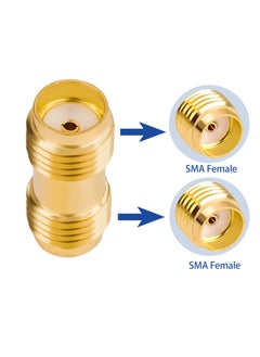 SUNSAR 4 PCS SMA Connectors Kit Antenna Cable Connector SMA Male to Male SMA Female to Female RF Coax Adapter Kit for WiFi Antenna Coaxial Extension Cable Wireless LAN Devices  - Image 2