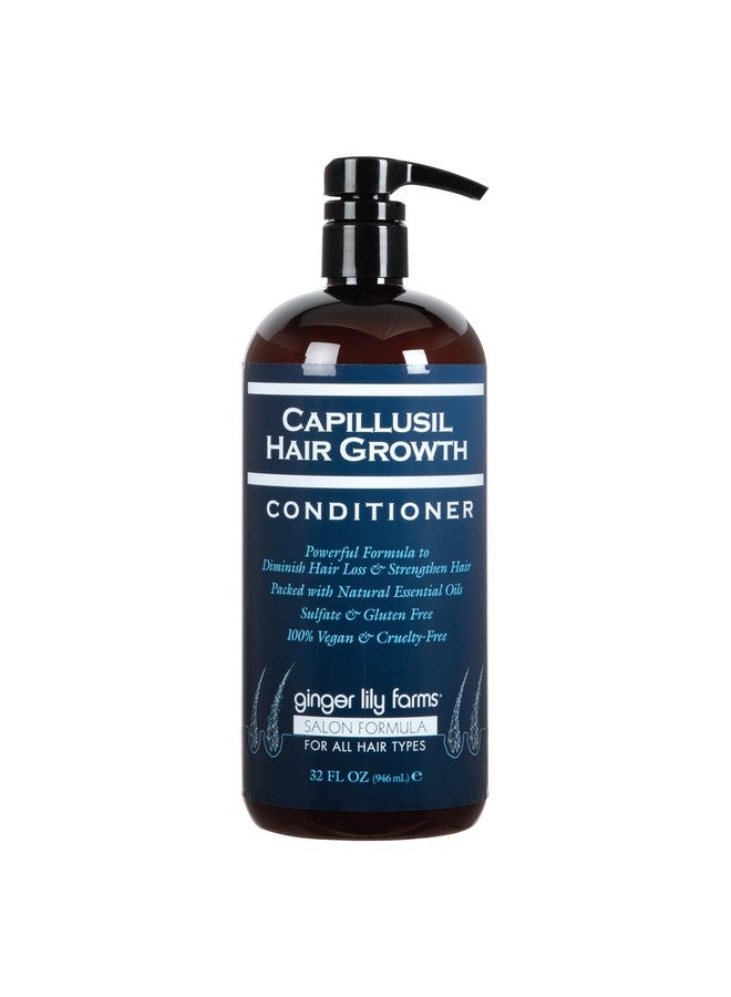 ginger lily farms Salon Formula Capillusil Hair Growth Conditioner For All Hair Types 100% Vegan & Crueltyfree 32 Fl Oz - Image 2