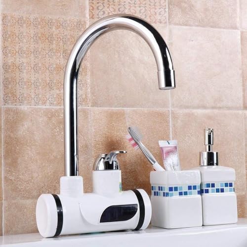 Drumstone 10 𝒀𝒆𝒂𝒓𝒔 𝑾𝒂𝒓𝒓𝒂𝒏𝒕𝒚 Instant Electric Water Heater Faucet with Digital LED Display – Tankless Hot Tap for Kitchen & Bathroom | Wall-Mount Instant Heating | Efficient & Compact - Image 5
