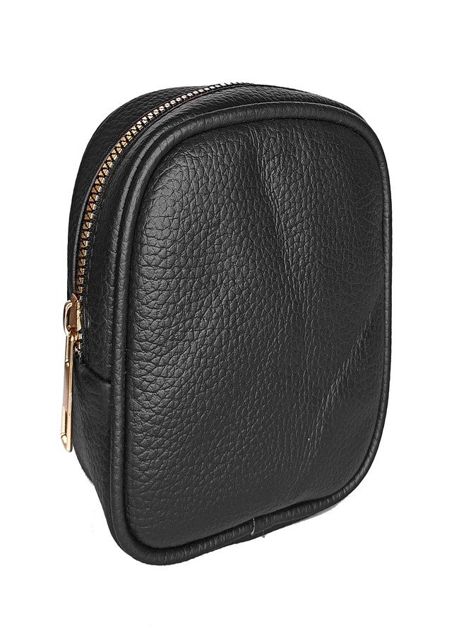 Kartbrink Lipstick Pouch for Women Mini Travel Bag Small Travelling Jewellery Keychain Coinpouch Small Pouch Combo Set (Black) - Image 4