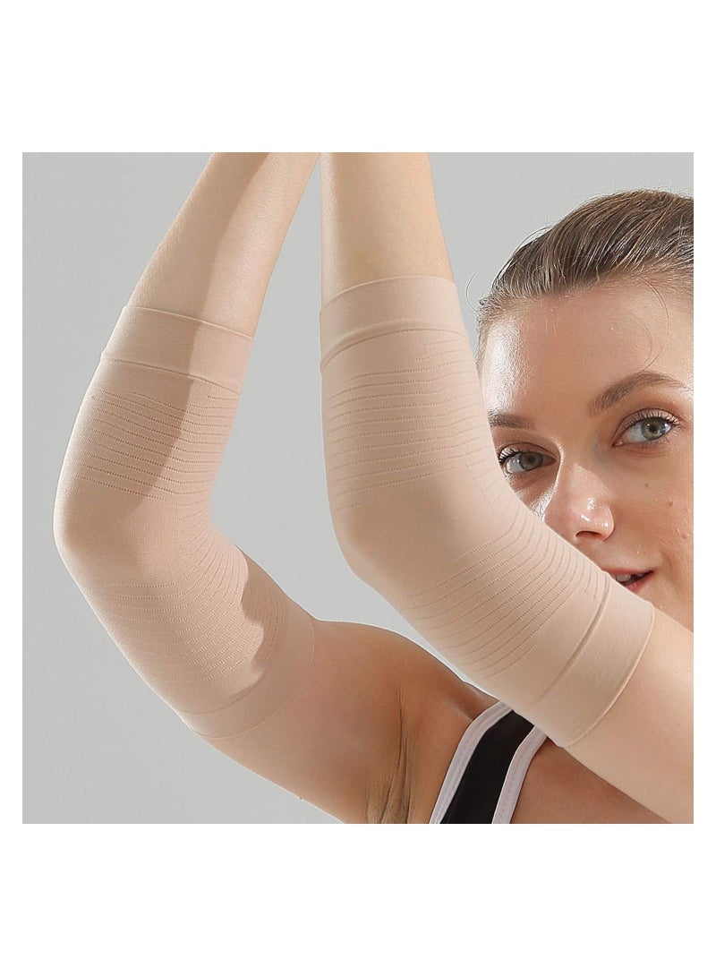 Generic 2 Pair Arm Slimming Shaper Arm Compression Sleeve Weight Loss Upper Arms Sleeve for Women  - Image 5