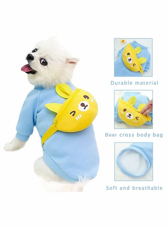 Dog Shirts Quick Dry Soft Stretchy Dog T-Shirts, Soft Breathable Warm Puppy Clothes Cute Cartoon Dog T-Shirts M (Fit 5-7 lbs, Chest 11.8") - Image 4