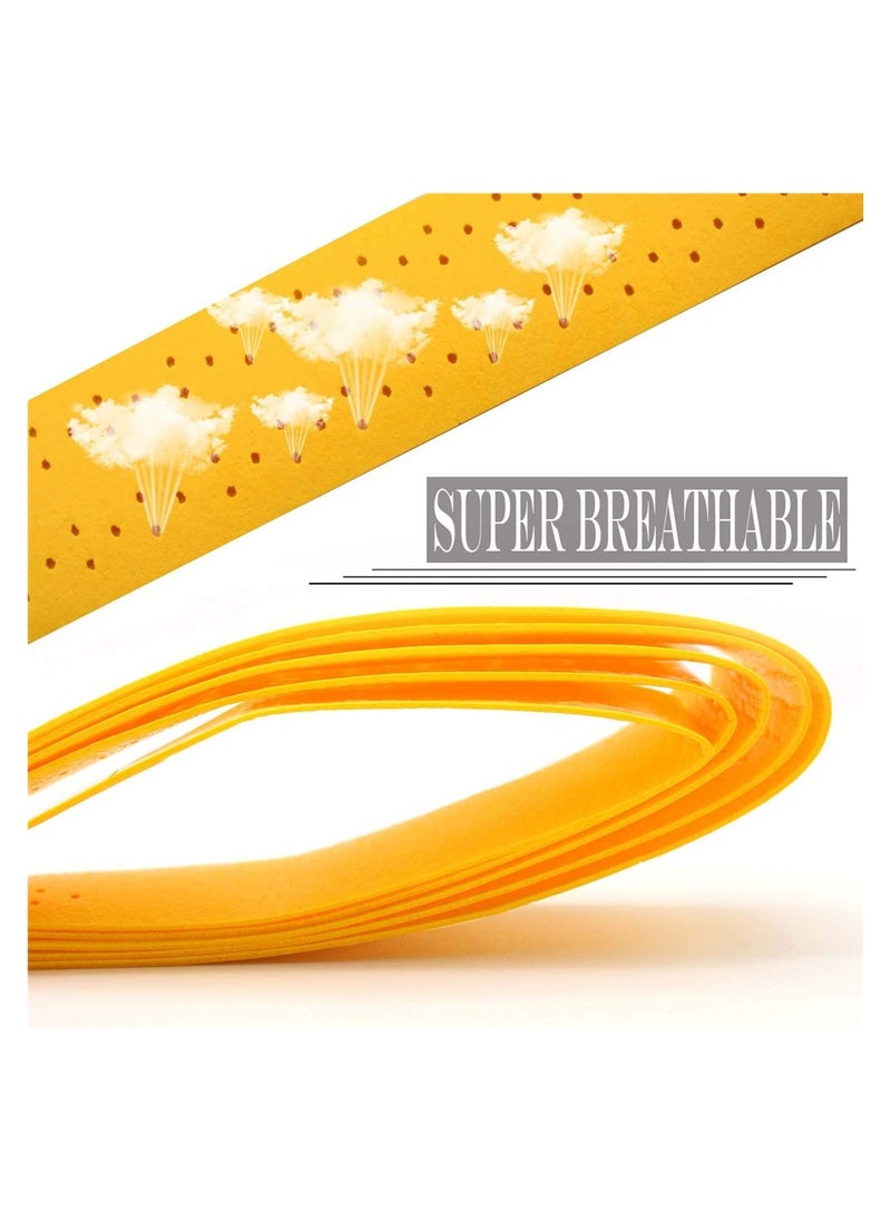 Generic - 6 Pcs Racket Grip Tape - Tennis, Badminton & Bicycle Handle, 3 Colors, Strong Sweat Absorption & Anti-Slip for Squash Racket - Image 1
