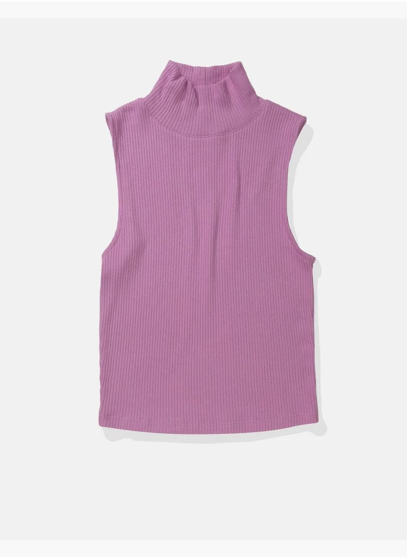 American Eagle AE Mock Neck Tank Top
