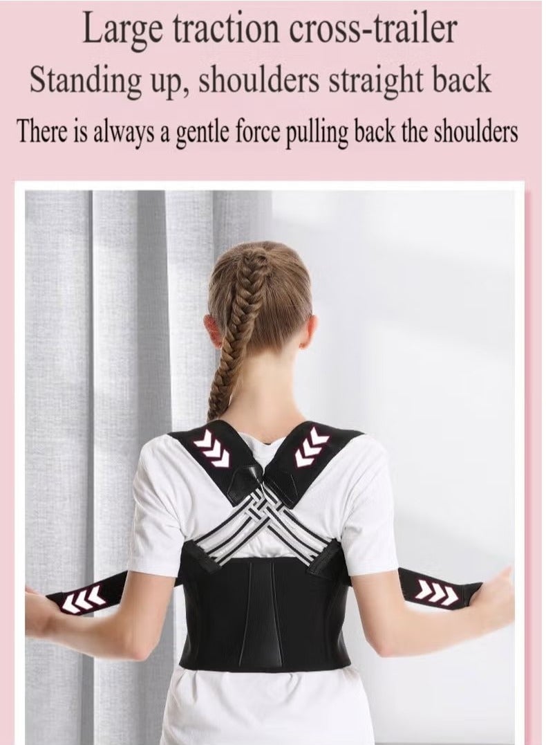 Generic Posture Corrector, Posture Corrector for Men, Back Corset for Women Medical Suspender Suitable for Support Adjustable Posture Trainer  - Image 4