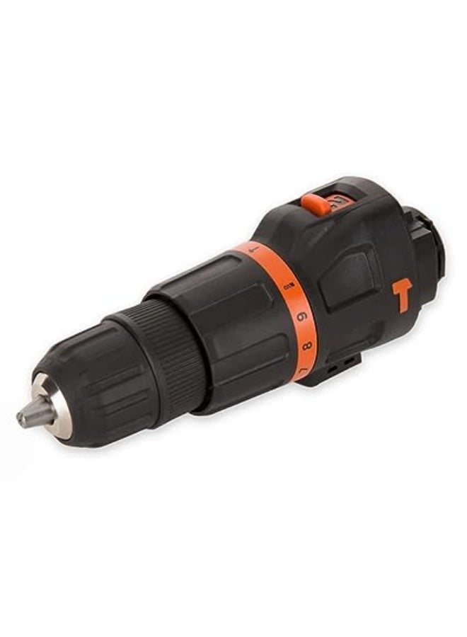 BLACK+DECKER Multi-Evo Hammer Attachment Orange & Black With 2 Drill Bits - Image 2