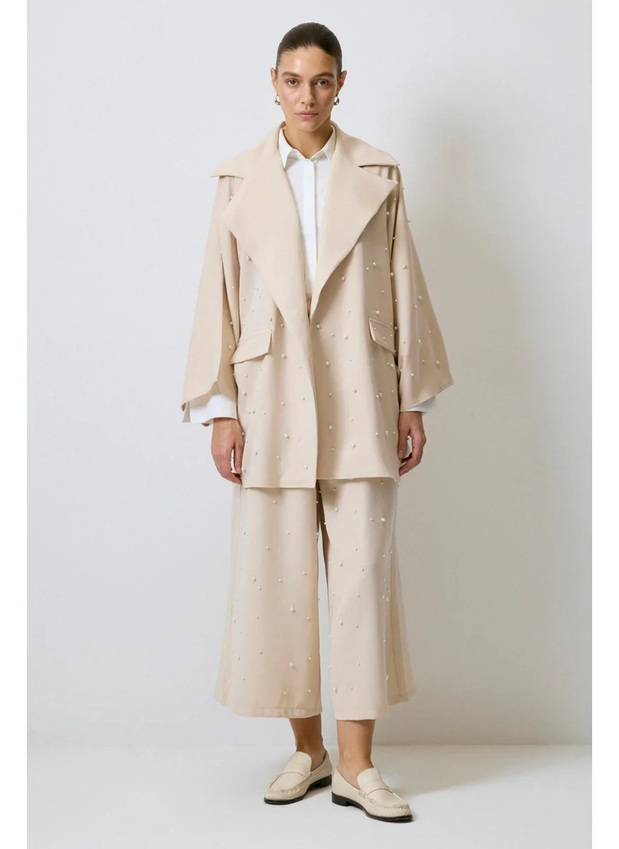 توتشي Pearl Detail Jacket