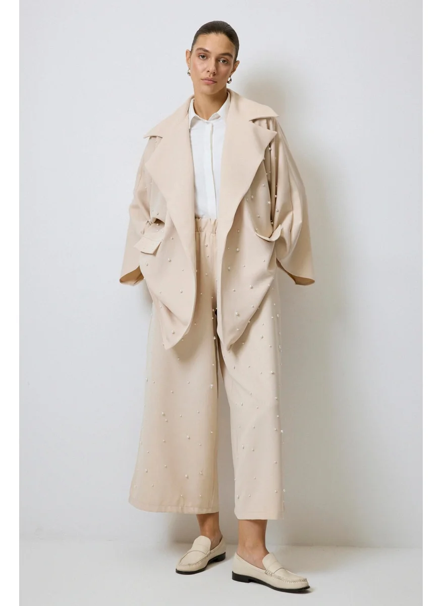 توتشي Pearl Detail Jacket