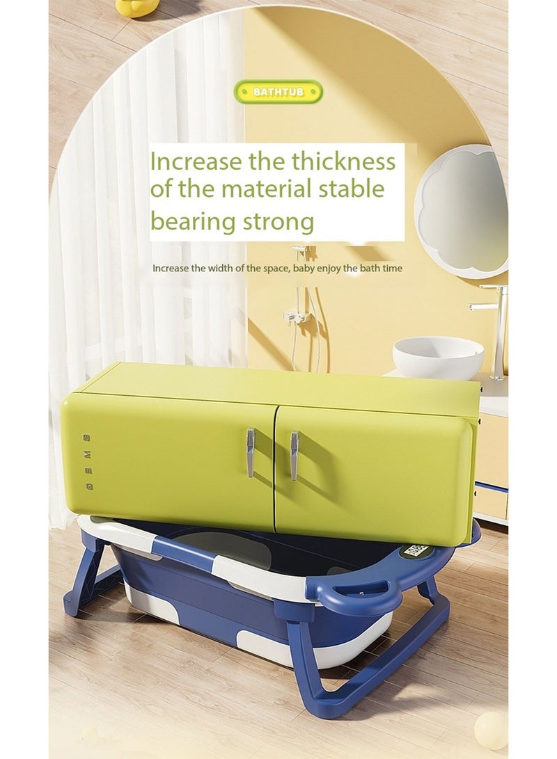 GT-Wheel Baby Bathtub with Thermometer and Drain Hole for Newborn to Toddler up to 36 months - Image 4
