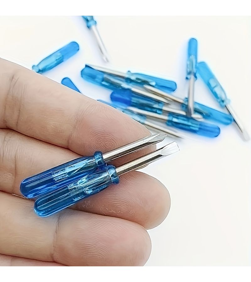 10pcs Mini Screwdriver Set for DIY Repairs Portable Flathead Tools - Image 3